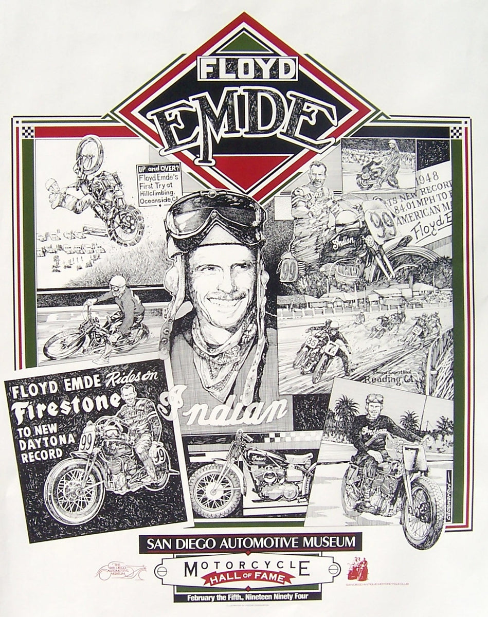 Floyd Emde Poster – Hector Cademartori Motor Racing Art