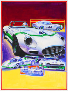 The Mitty Poster 2009 - Jaguar - Original Art