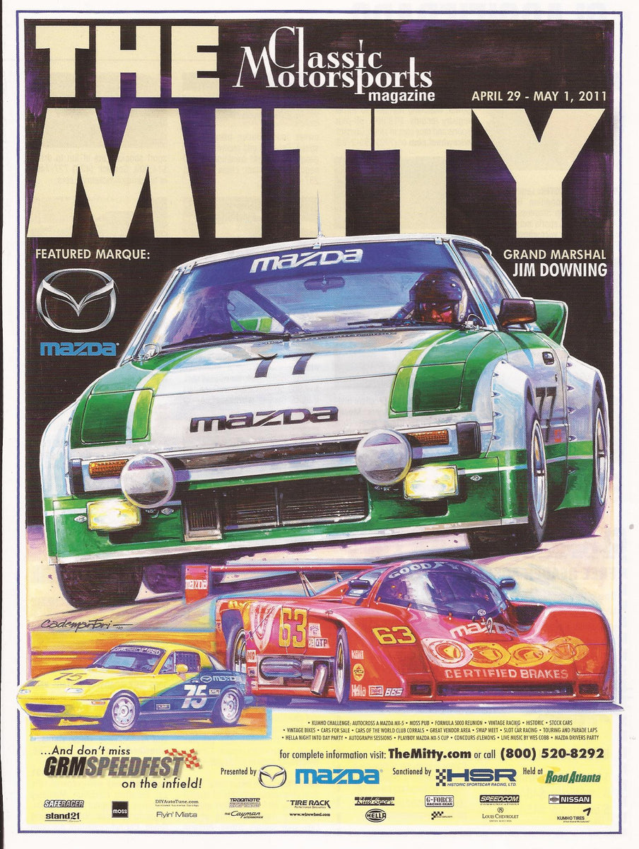 The Mitty 2011 Poster - Mazda RX-7 – Hector Cademartori Motor