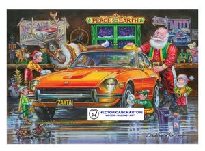 Datsun Christmas Card- "Zanta Claus"