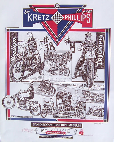 Ed Kretz-Jimmy Phillips Commemorative Poster