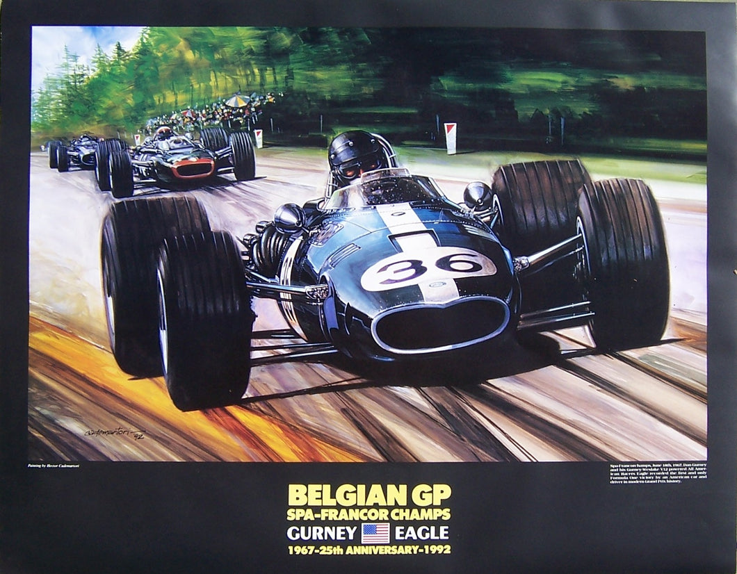 Dan Gurney-Eagle. 1967 Belgian Grand Prix