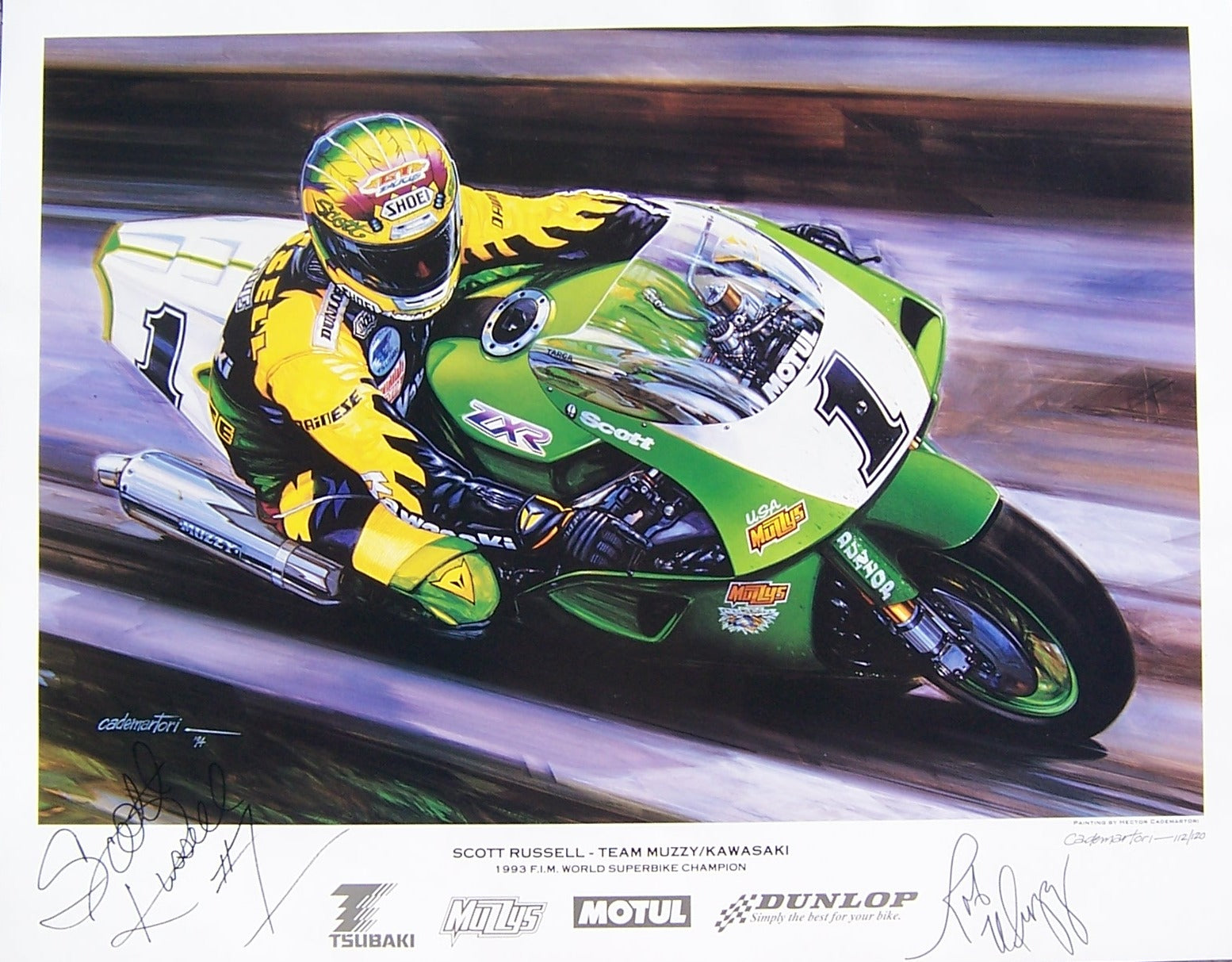 RICARDO α World Champion Limited Scott Russell-Kawasaki 1993 World Superbike Champion Limited