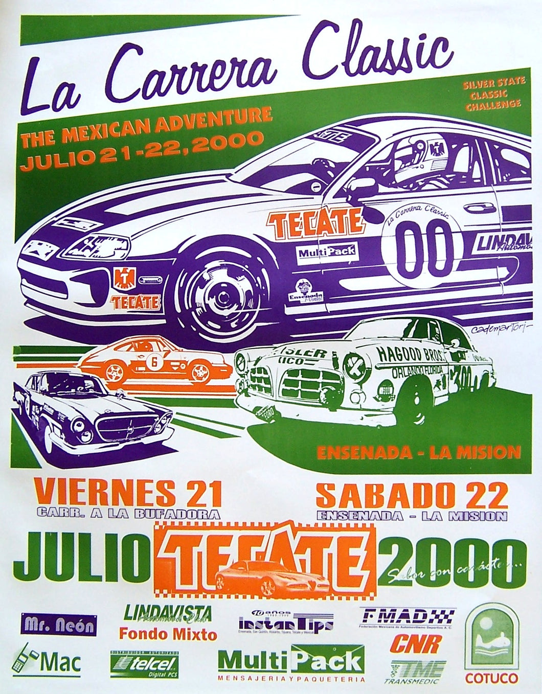 Mexico- La Carrera Classic 2000 Poster