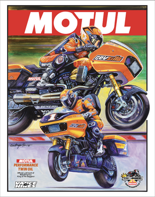 MOTUL-Harley-Davidson Vance&Hines Baggers. Poster