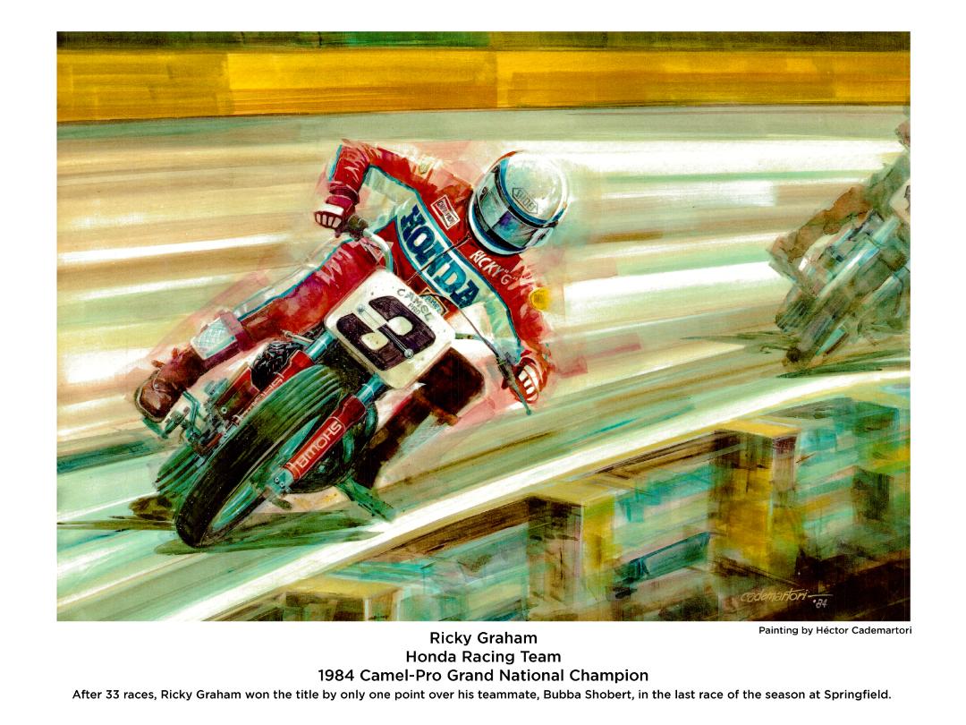 Ricky Graham-Honda-1994 Camel-Pro Grand National Champion. Canvas Prin ...