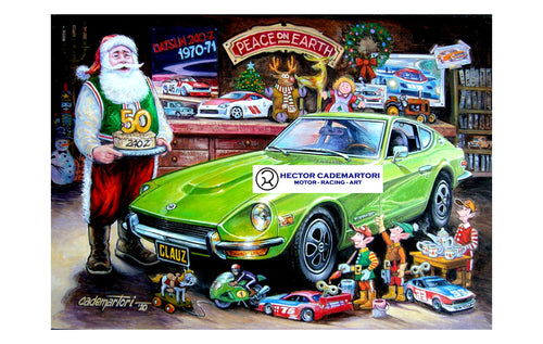 Datsun Christmas Card- 