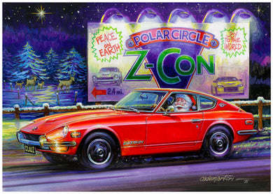 Datsun Christmas Card - 