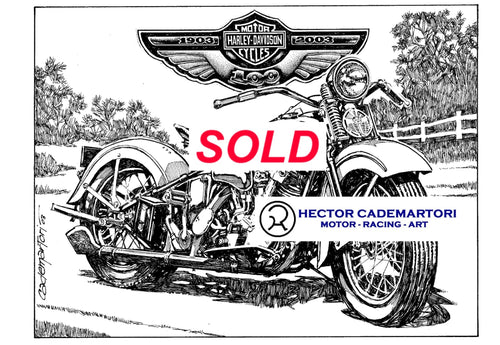 Cycle World Harley-Davidson 1903-2003 - Original Art