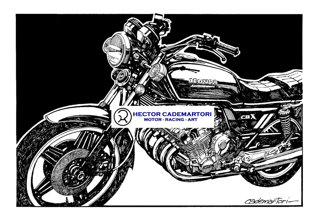 Cycle World - Honda CBX - Original Art