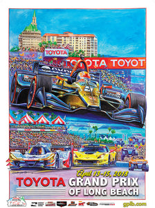 2018 Long Beach Grand Prix Poster