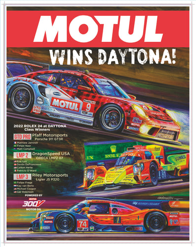 MOTUL Wins 2022 Daytona 24 Hrs. Poster