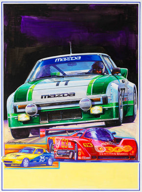 The Mitty 2011 Poster Mazda Original Art