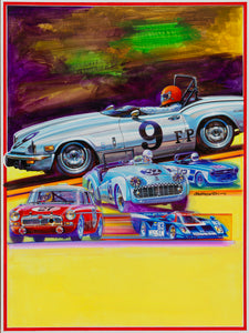 2012 The Mitty Poster Triumph/MG Original Art