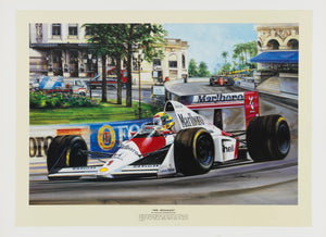 "Mr. Monaco" -Ayrton Senna at Monaco Limited Edition