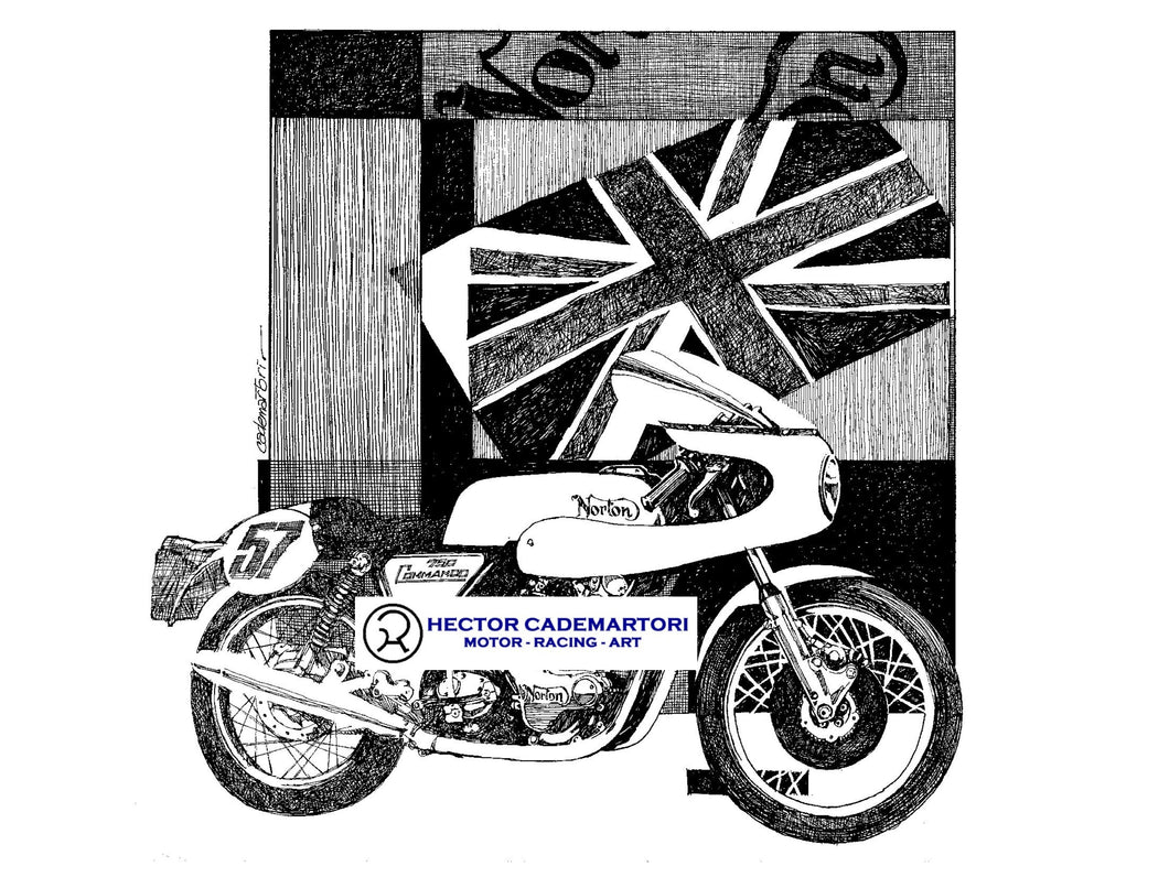 Cycle World - Norton Commando - Original Art