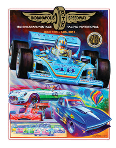 2015 SVRA Indy Invitational Poster-Bobby Unser