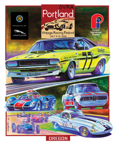2015 SVRA Portland Vintage Event Poster-Dodge