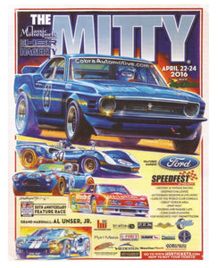 2016 The Mitty Poster Mustang Original Art