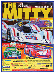 2013 The Mitty Poster Can-Am Original Art