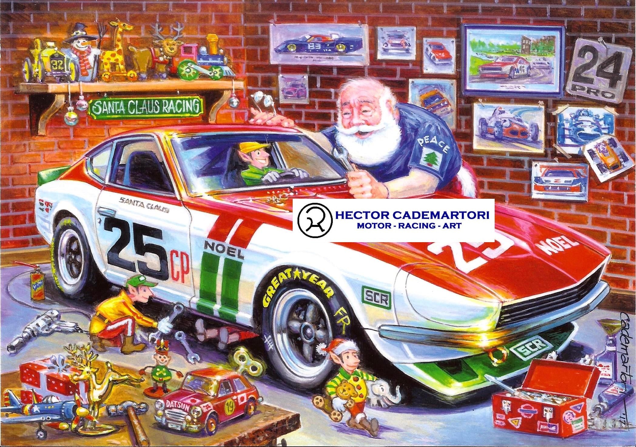 Datsun Christmas Card- 